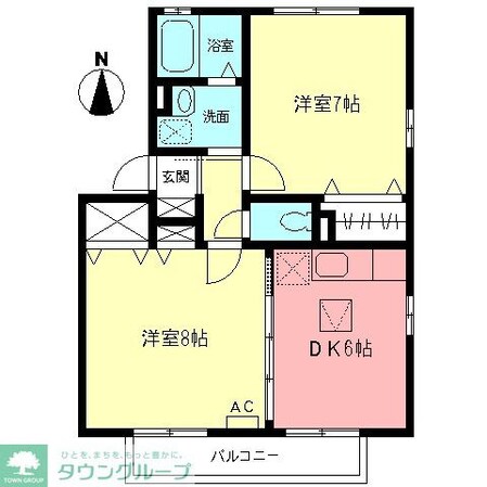 グランパルクの物件間取画像